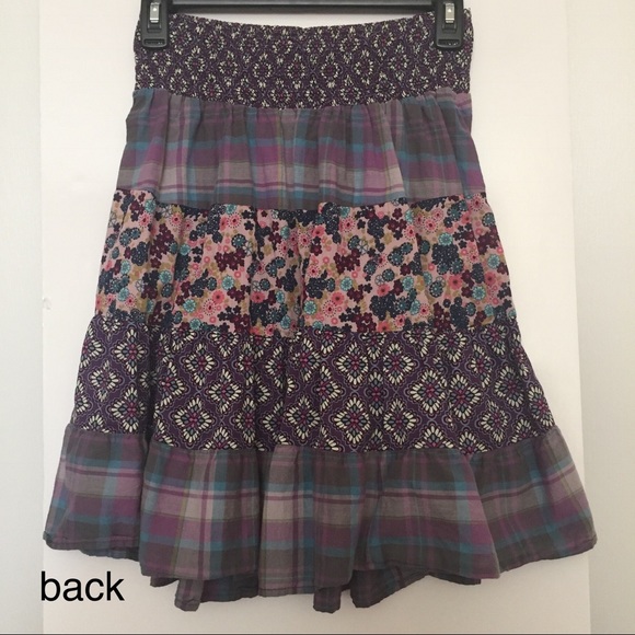 Mossimo patterned mid-length skirt (multi/purple) - Picture 2 of 4